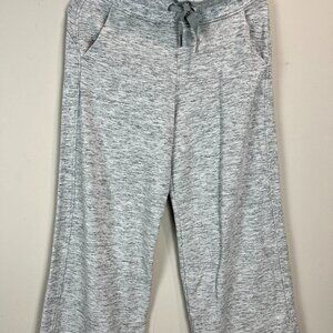 Athleta Light Heather Gray Wide Leg Pants